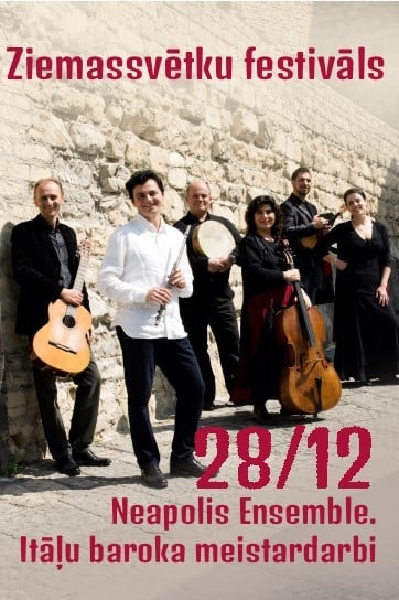 Ziemassvētku festivāls. Neapolis Ensemble. Itāļu baroka meistardarbi