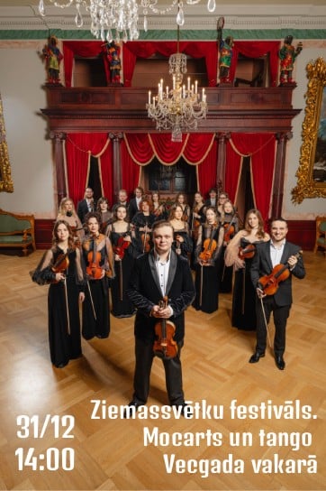 Ziemassvētku festivāls. Mocarts un tango Vecgada vakarā