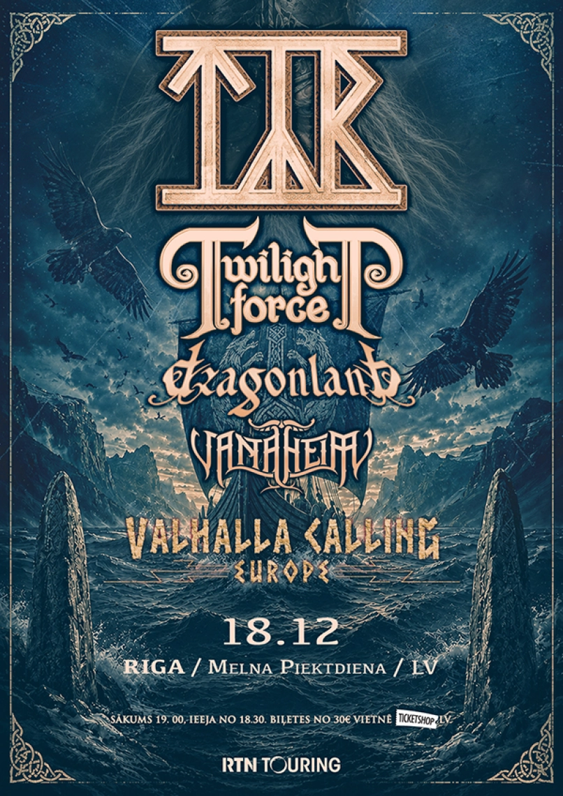 Týr (Fo) / Twilight Force (Se) / Dragonland (Se) / Vanaheim (Nl)
