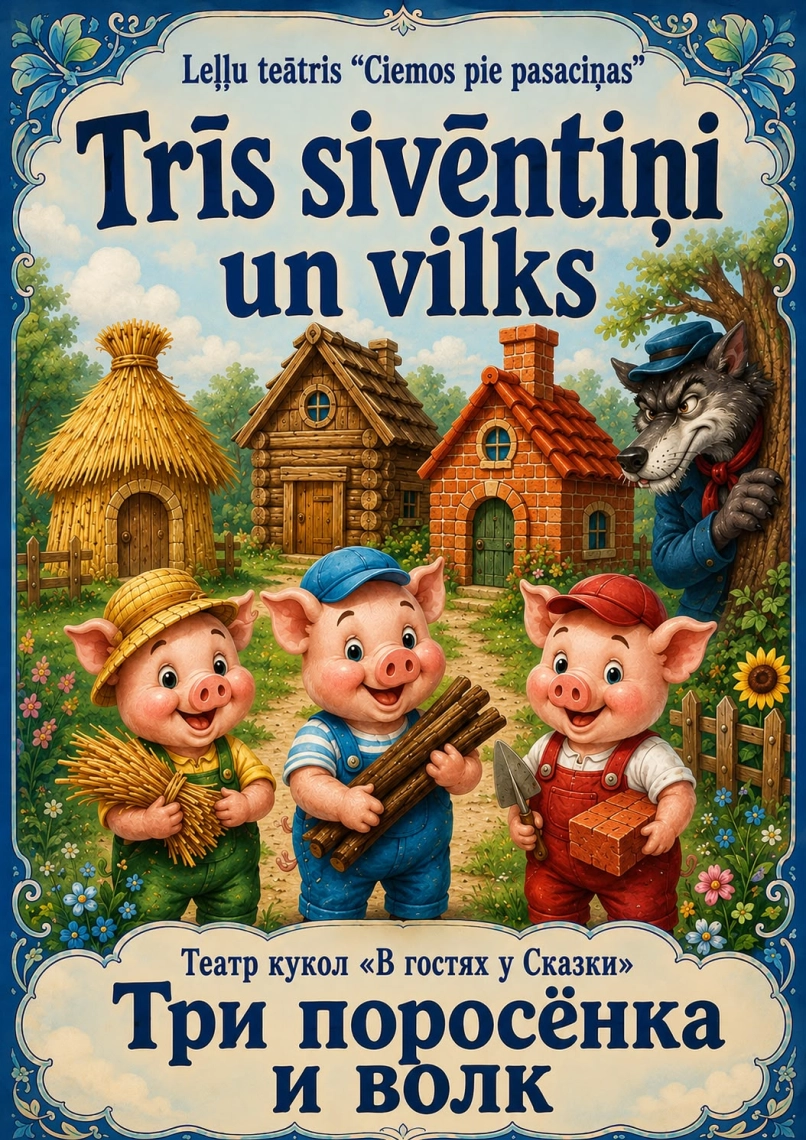 Trīs sivēntiņi un Vilks